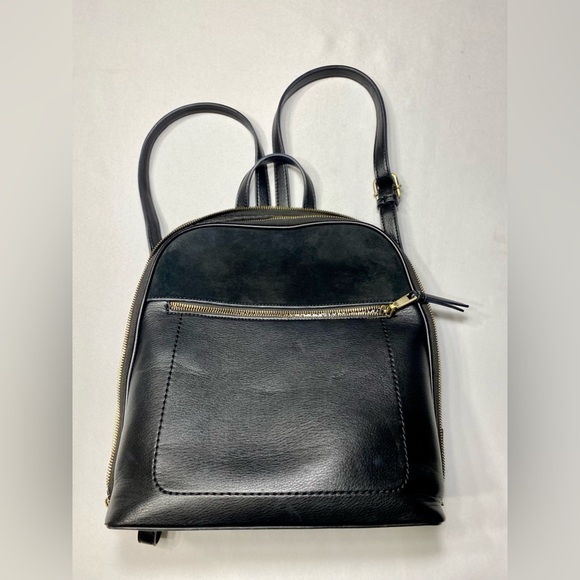 Backpack Black Classic partly suede Bag - Picture 4 of 17